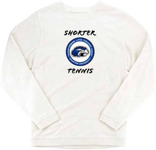 Shorter Univ Boxercraft Womens Cream Corded Crew Shorter University Tennis - ONLINE ONLY
